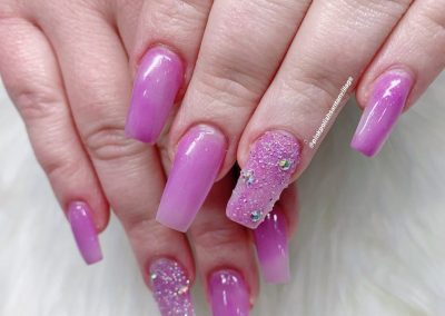 Pink Love Nail Art