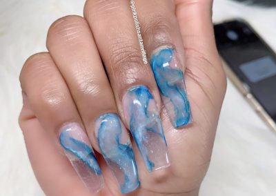 Blue Ocean Nails Design