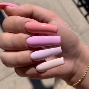 Who is Pink Lover? Pink Shades Nails Design