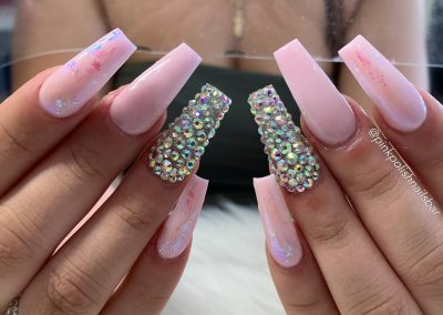 Pink Beauty Nails Design