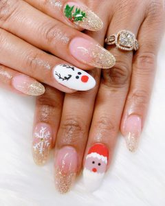 Christmas Nails Design| Ho Ho Ho